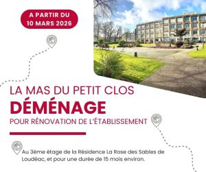 Déménagement 🚚📦 de la Maison d’Accueil Spécialisée (MAS) Le Petit Clos, un défi collectif !