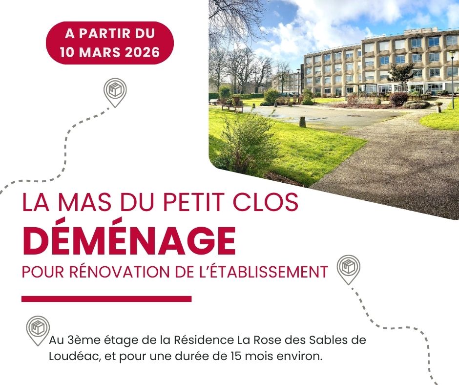 Déménagement 🚚📦 de la Maison d’Accueil Spécialisée (MAS) Le Petit Clos, un défi collectif !